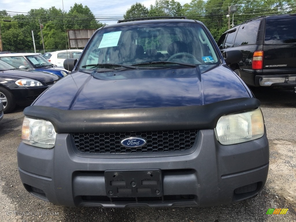 2004 Escape XLS V6 4WD - True Blue Metallic / Medium/Dark Flint photo #10
