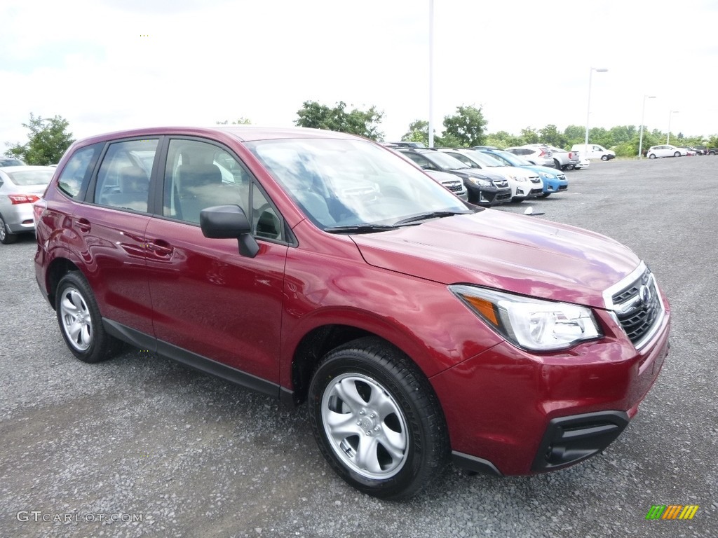 2018 Forester 2.5i - Venetian Red Pearl / Platinum photo #1