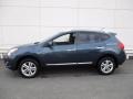 2013 Graphite Blue Nissan Rogue SV AWD  photo #2