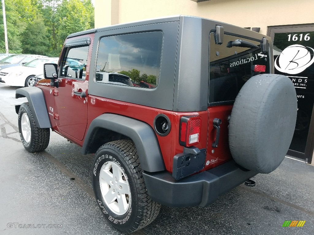 2008 Wrangler X 4x4 - Red Rock Crystal Pearl / Dark Slate Gray/Medium Slate Gray photo #3