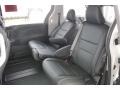 2017 Toyota Sienna Black Interior Rear Seat Photo