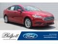 2017 Ruby Red Ford Fusion SE  photo #1