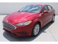 2017 Ruby Red Ford Fusion SE  photo #3