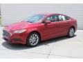 2017 Ruby Red Ford Fusion SE  photo #5