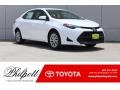 2017 Super White Toyota Corolla LE  photo #1