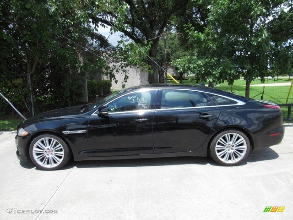 2014 XJ XJL Portfolio - Ultimate Black Metallic / London Tan/Jet photo #9