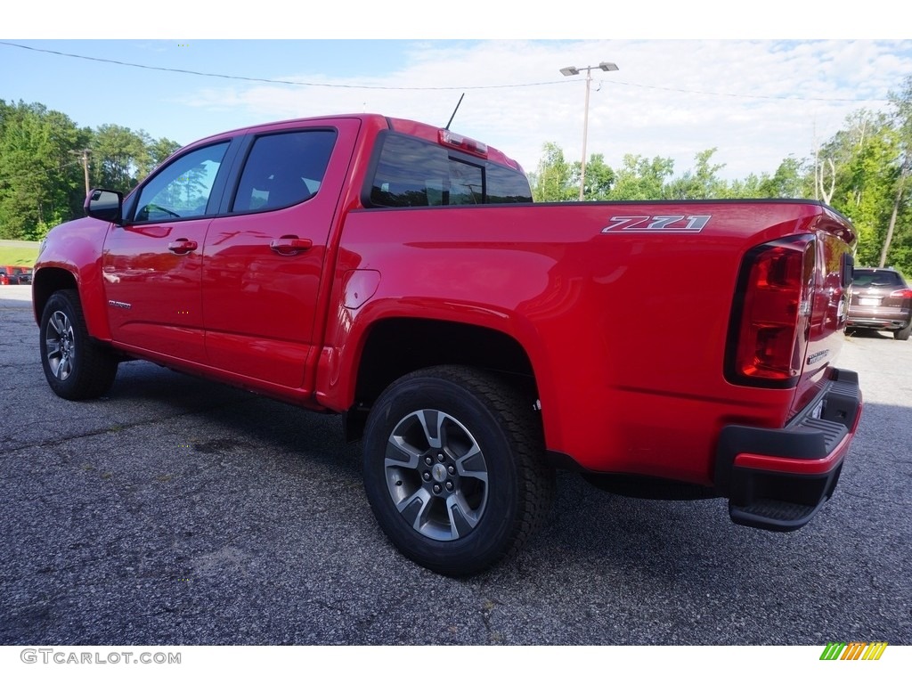 2017 Colorado Z71 Crew Cab - Red Hot / Jet Black photo #5