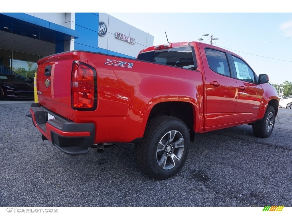2017 Colorado Z71 Crew Cab - Red Hot / Jet Black photo #7