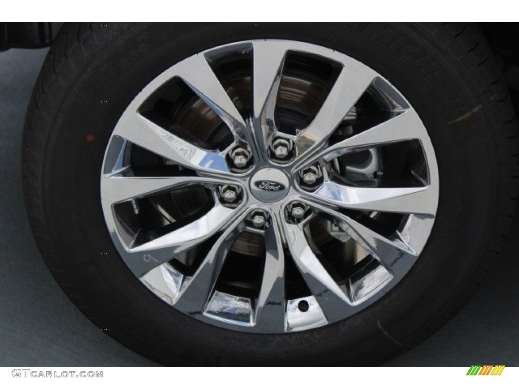 2017 F150 Lariat SuperCrew - White Gold / Light Camel photo #4