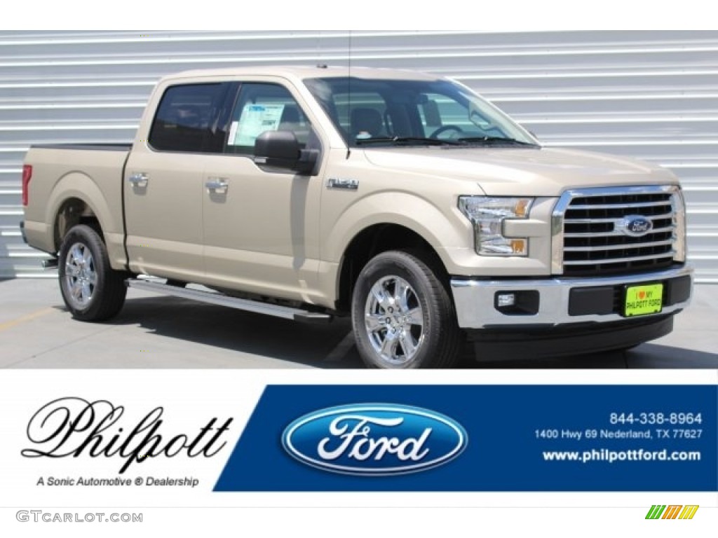 2017 F150 XLT SuperCrew - White Gold / Light Camel photo #1