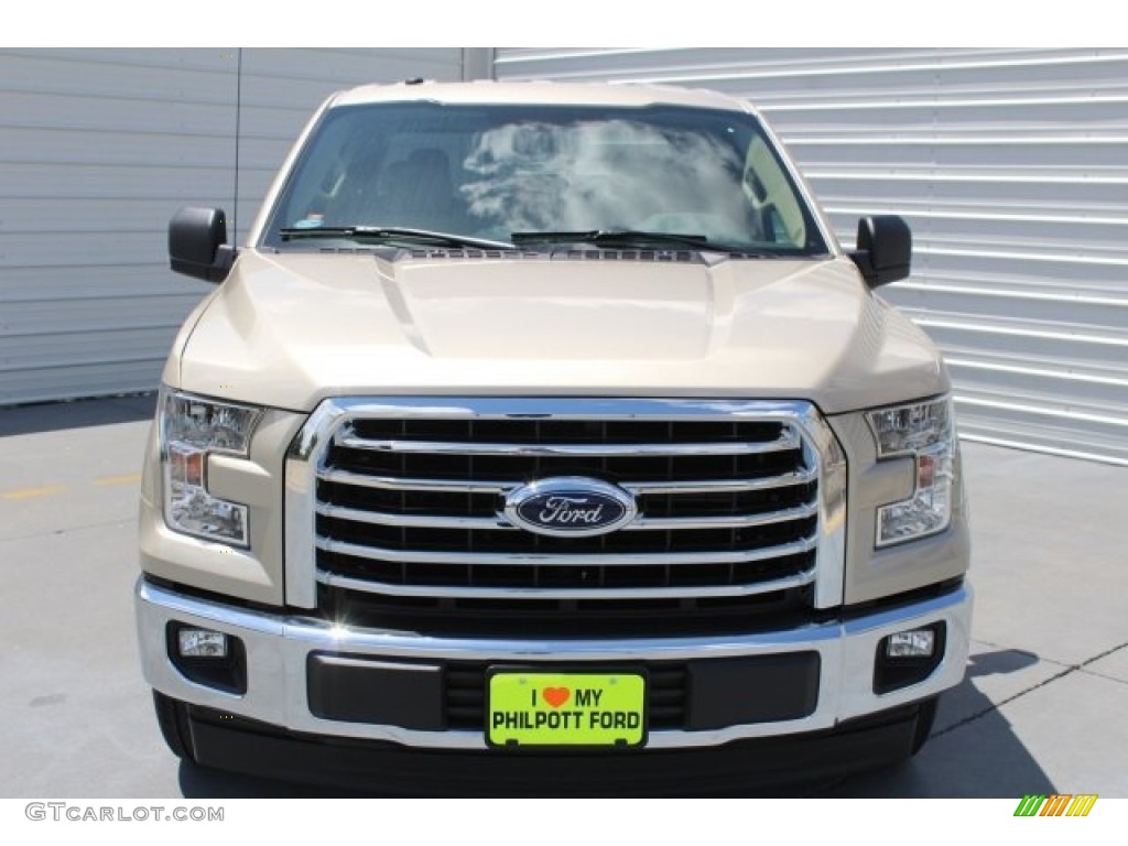 2017 F150 XLT SuperCrew - White Gold / Light Camel photo #2