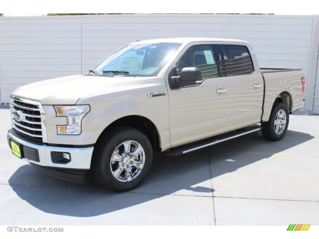 2017 F150 XLT SuperCrew - White Gold / Light Camel photo #5