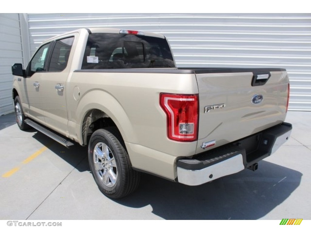 2017 F150 XLT SuperCrew - White Gold / Light Camel photo #6