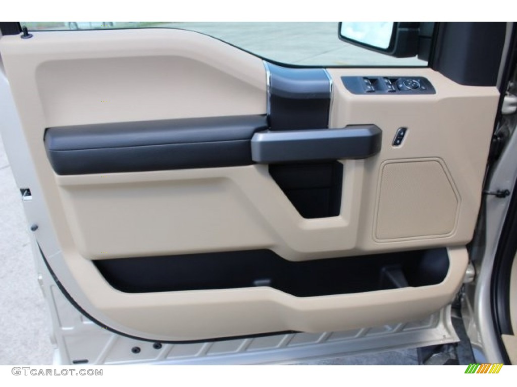 2017 F150 XLT SuperCrew - White Gold / Light Camel photo #9