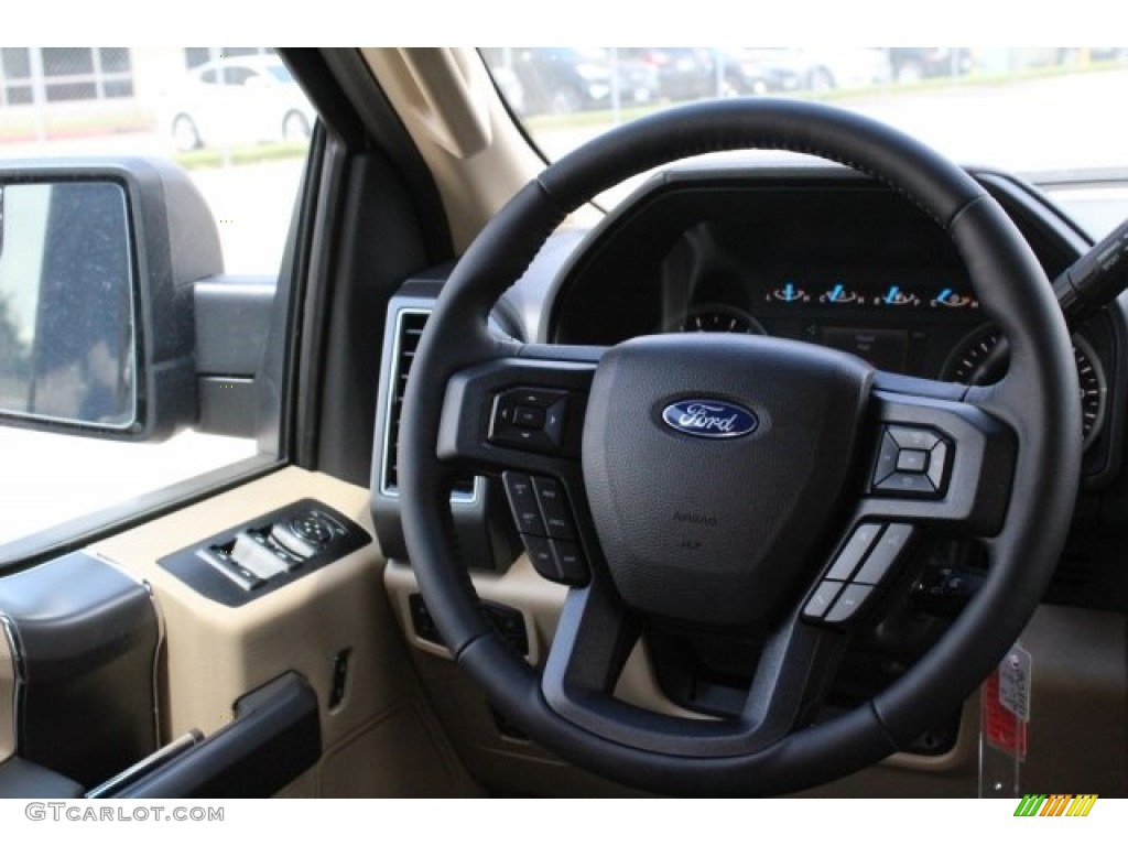 2017 F150 XLT SuperCrew - White Gold / Light Camel photo #23