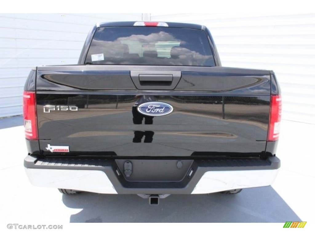 2017 F150 XLT SuperCrew - Shadow Black / Earth Gray photo #7