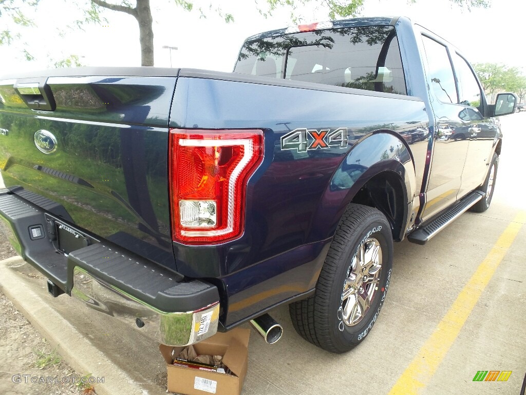 2017 F150 XLT SuperCrew 4x4 - Blue Jeans / Earth Gray photo #3