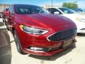 2017 Ruby Red Ford Fusion SE  photo #1