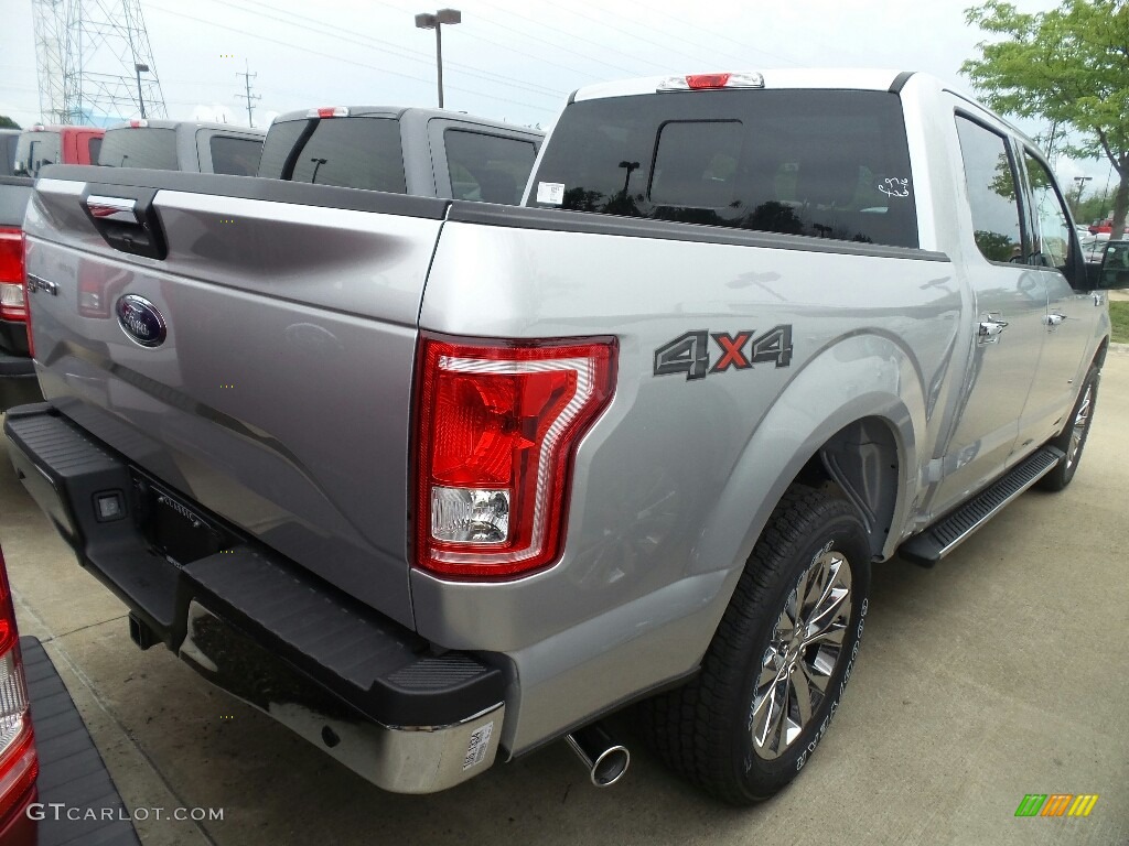 2017 F150 XLT SuperCrew 4x4 - Ingot Silver / Earth Gray photo #3