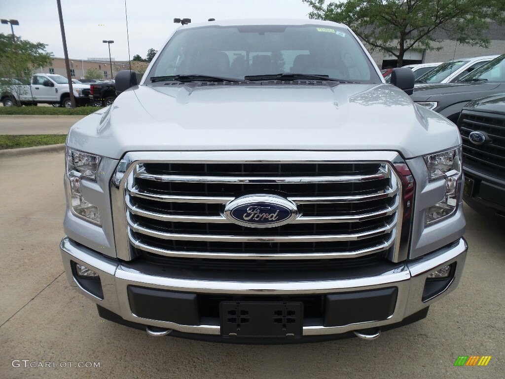 2017 F150 XLT SuperCrew 4x4 - Ingot Silver / Earth Gray photo #2