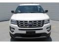 2017 White Platinum Ford Explorer XLT  photo #2