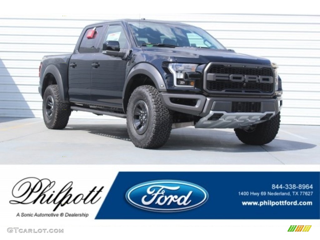 2017 F150 SVT Raptor SuperCrew 4x4 - Shadow Black / Raptor Black photo #1