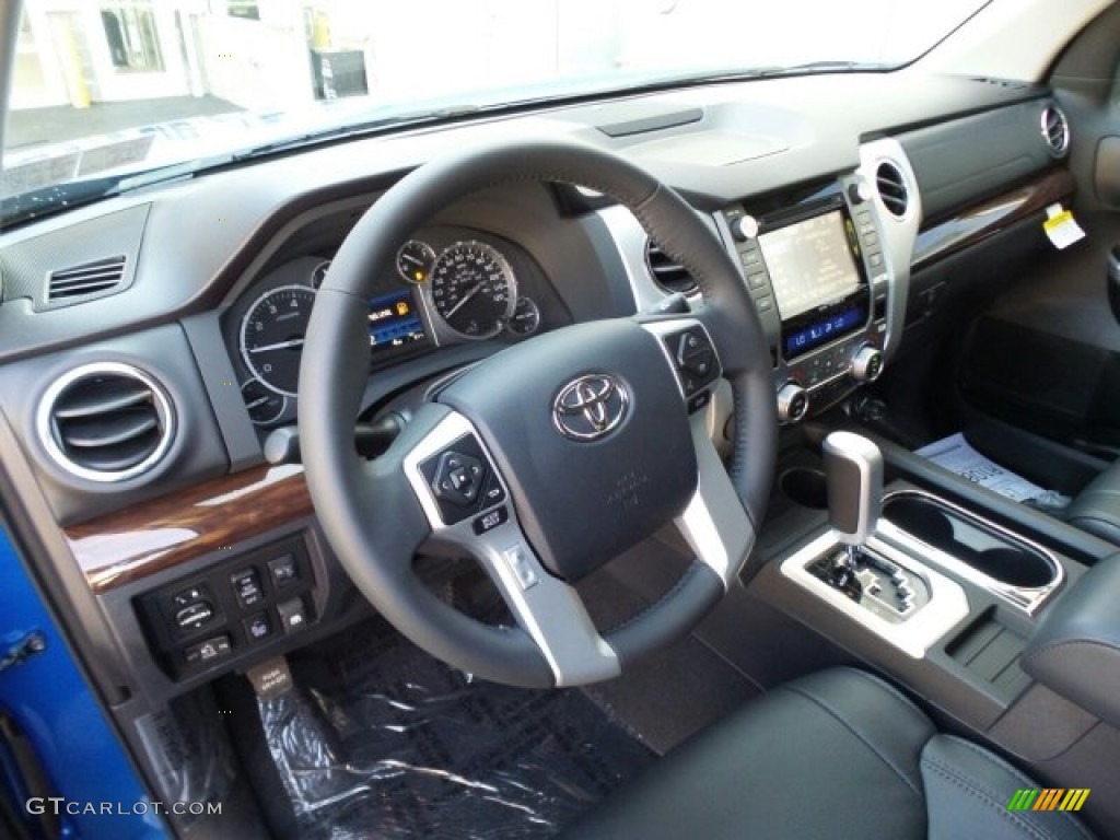 2017 Toyota Tundra Limited CrewMax 4x4 Black Dashboard Photo #121343261