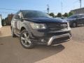 2017 Pitch Black Dodge Journey Crossroad AWD  photo #1