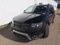 2017 Pitch Black Dodge Journey Crossroad AWD  photo #4