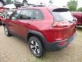 2017 Deep Cherry Red Crystal Pearl Jeep Cherokee Trailhawk 4x4  photo #2