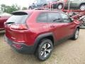 2017 Deep Cherry Red Crystal Pearl Jeep Cherokee Trailhawk 4x4  photo #4