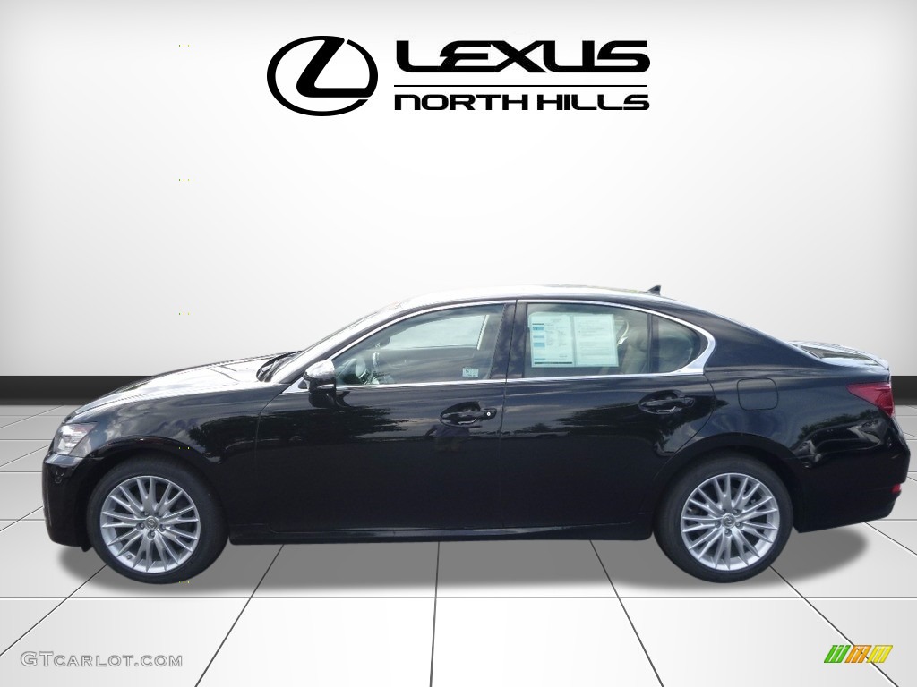 2013 GS 350 AWD - Obsidian Black / Flaxen photo #3