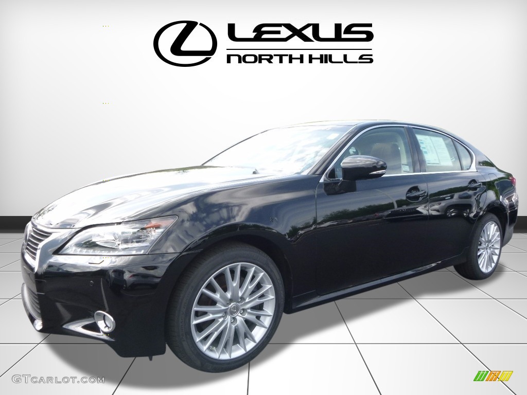 2013 GS 350 AWD - Obsidian Black / Flaxen photo #4