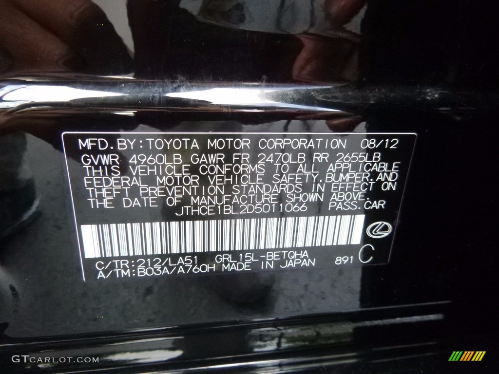 2013 GS 350 AWD - Obsidian Black / Flaxen photo #12