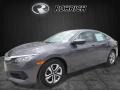 Sonic Gray Pearl - Civic LX Sedan Photo No. 4
