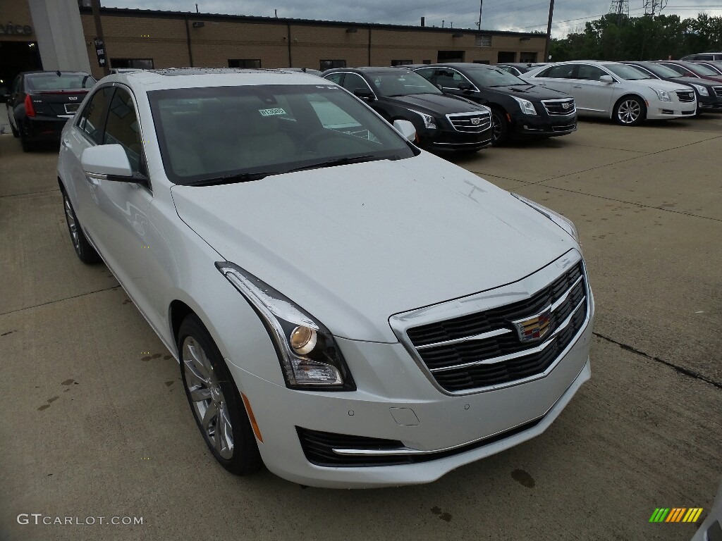 2017 ATS Luxury AWD - Crystal White Tricoat / Light Neutral w/Jet Black Accents photo #1