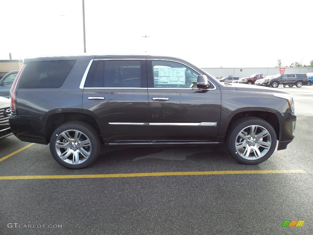 Dark Granite Metallic 2017 Cadillac Escalade Premium Luxury 4WD Exterior Photo #121355918