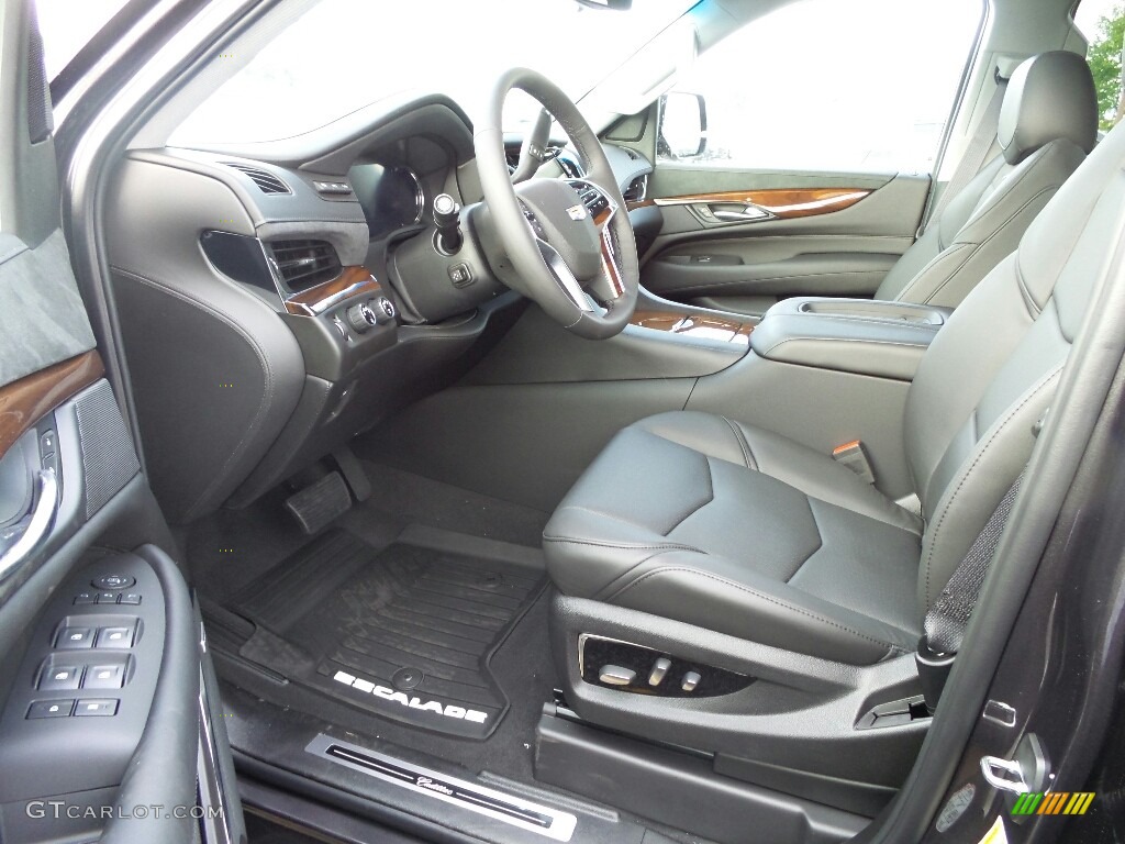 Jet Black Interior 2017 Cadillac Escalade Premium Luxury 4WD Photo #121355940