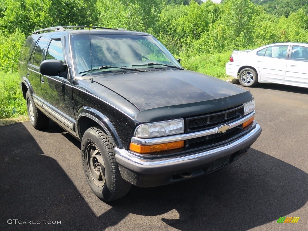 2000 Blazer LS 4x4 - Onyx Black / Graphite Gray photo #1