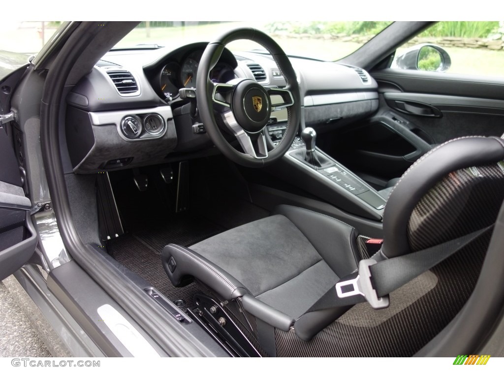 Black Interior 2016 Porsche Cayman GT4 Photo #121356694