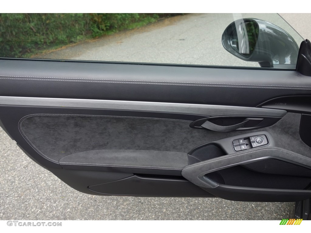 2016 Porsche Cayman GT4 Black Door Panel Photo #121356716