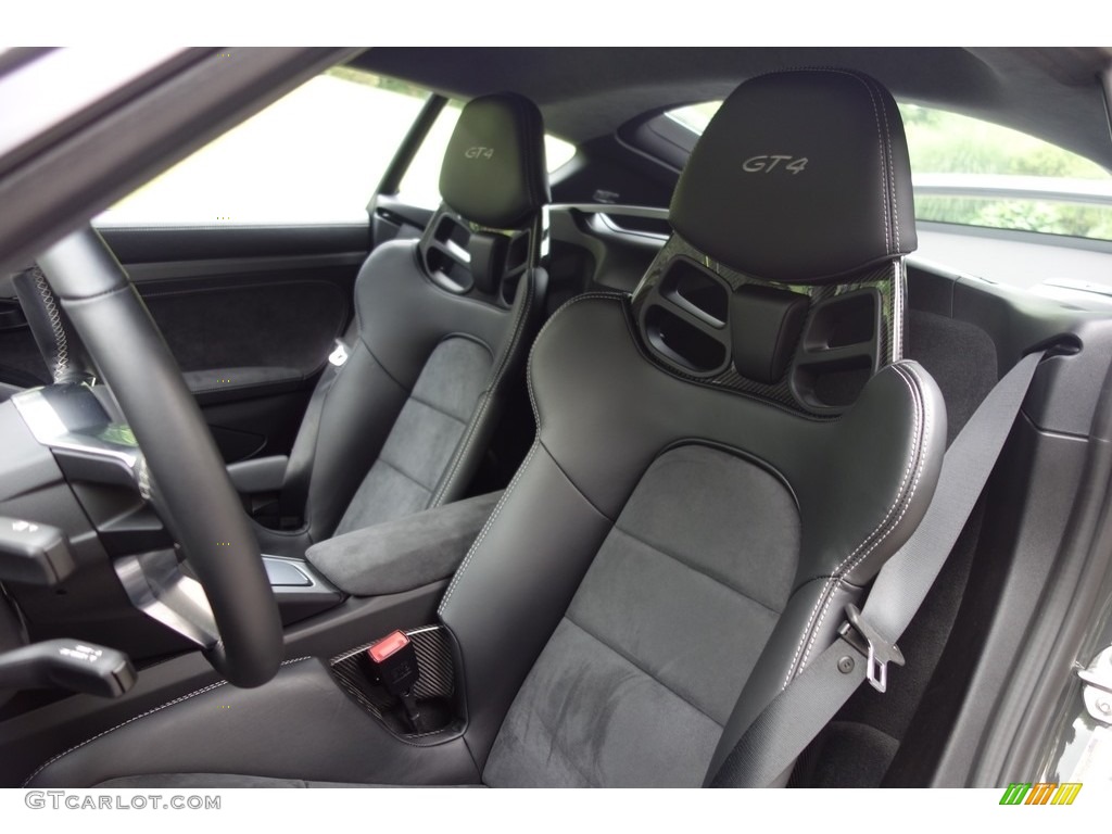 Black Interior 2016 Porsche Cayman GT4 Photo #121356761