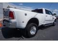 Bright White - 3500 Laramie Crew Cab 4x4 Dually Photo No. 7