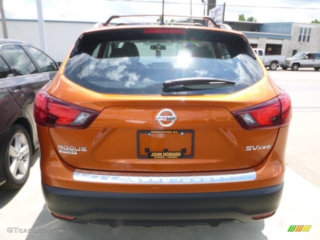 2017 Rogue Sport SV AWD - Monarch Orange / Charcoal photo #9