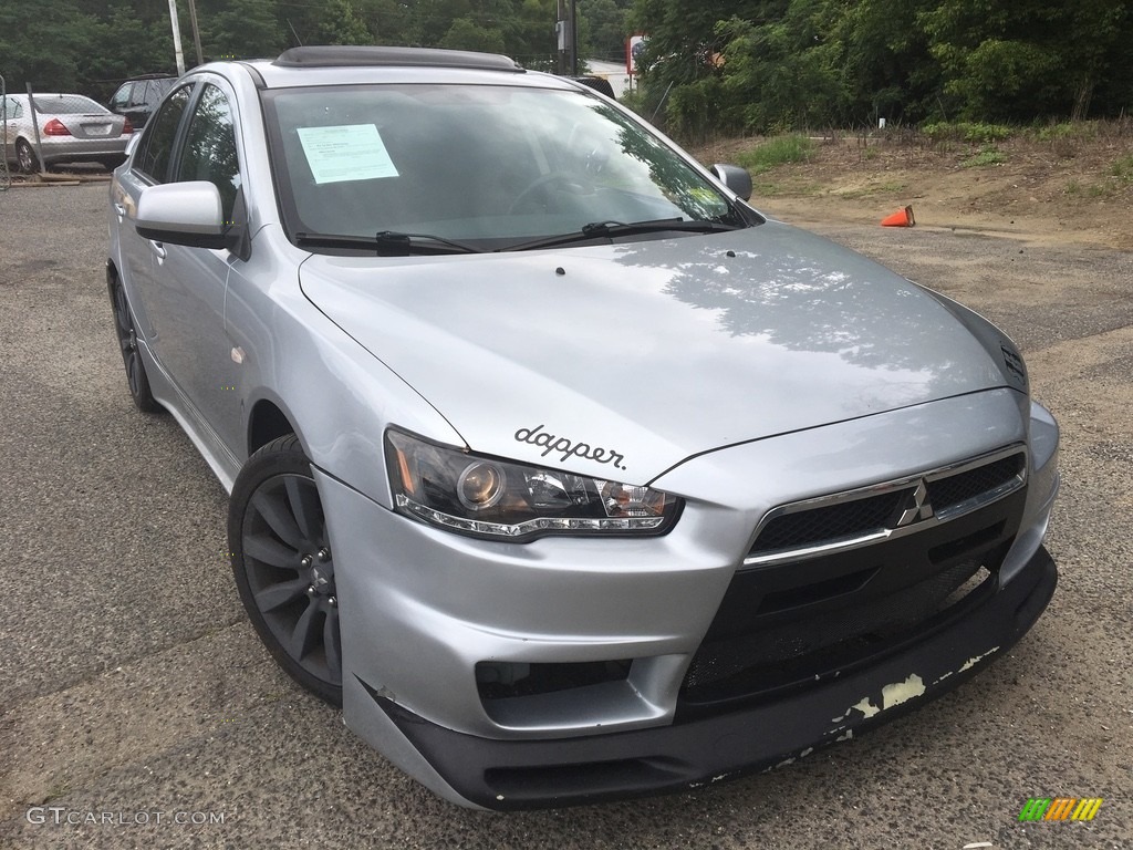 2009 Lancer GTS - Apex Silver Metallic / Black photo #1