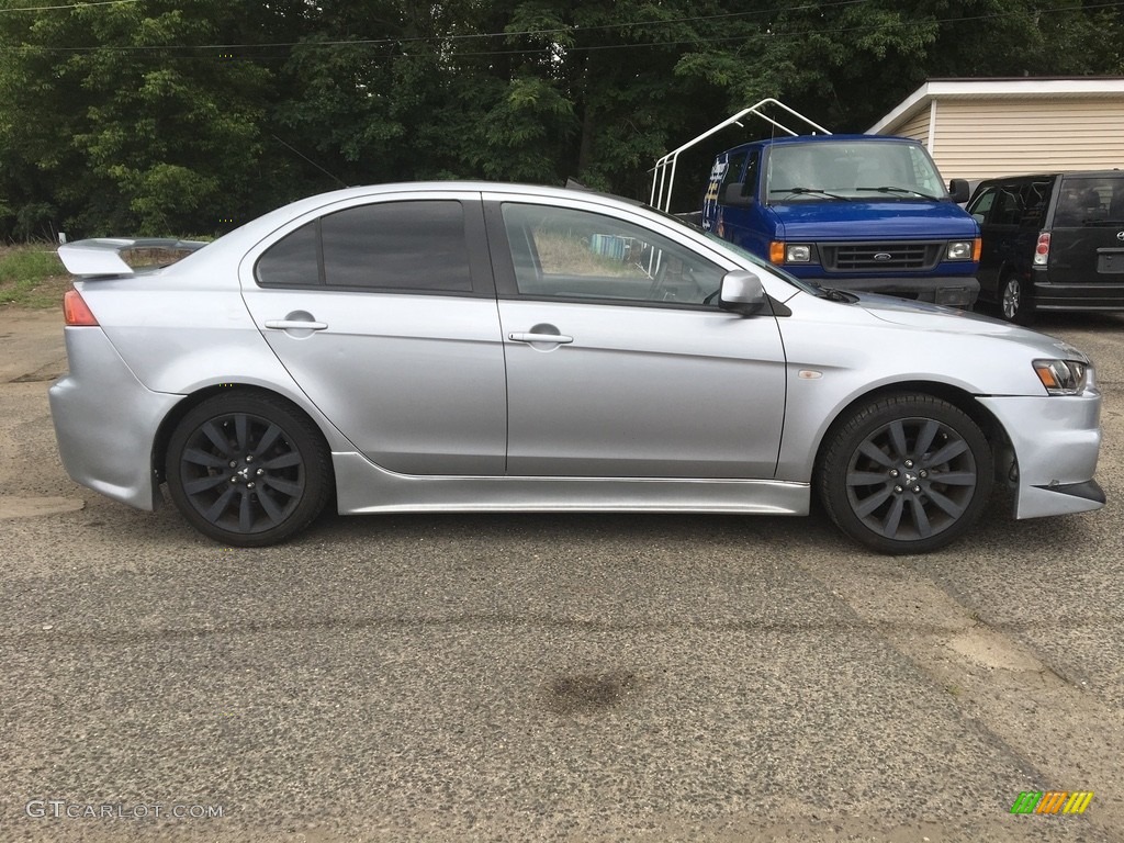 2009 Lancer GTS - Apex Silver Metallic / Black photo #3