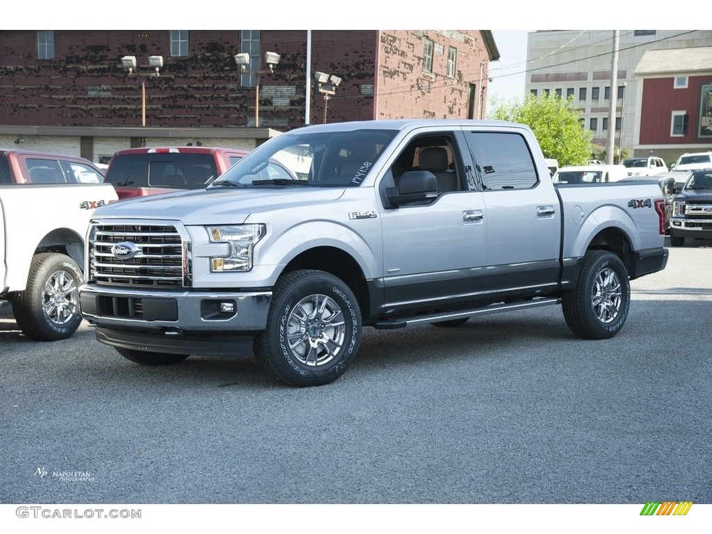 2017 F150 XLT SuperCrew 4x4 - Ingot Silver / Earth Gray photo #1