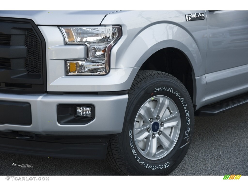 2017 F150 XL SuperCrew 4x4 - Ingot Silver / Earth Gray photo #2
