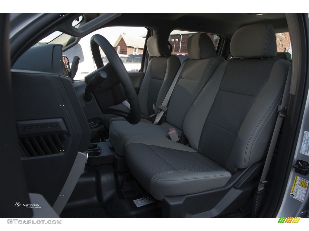 2017 F150 XL SuperCrew 4x4 - Ingot Silver / Earth Gray photo #7