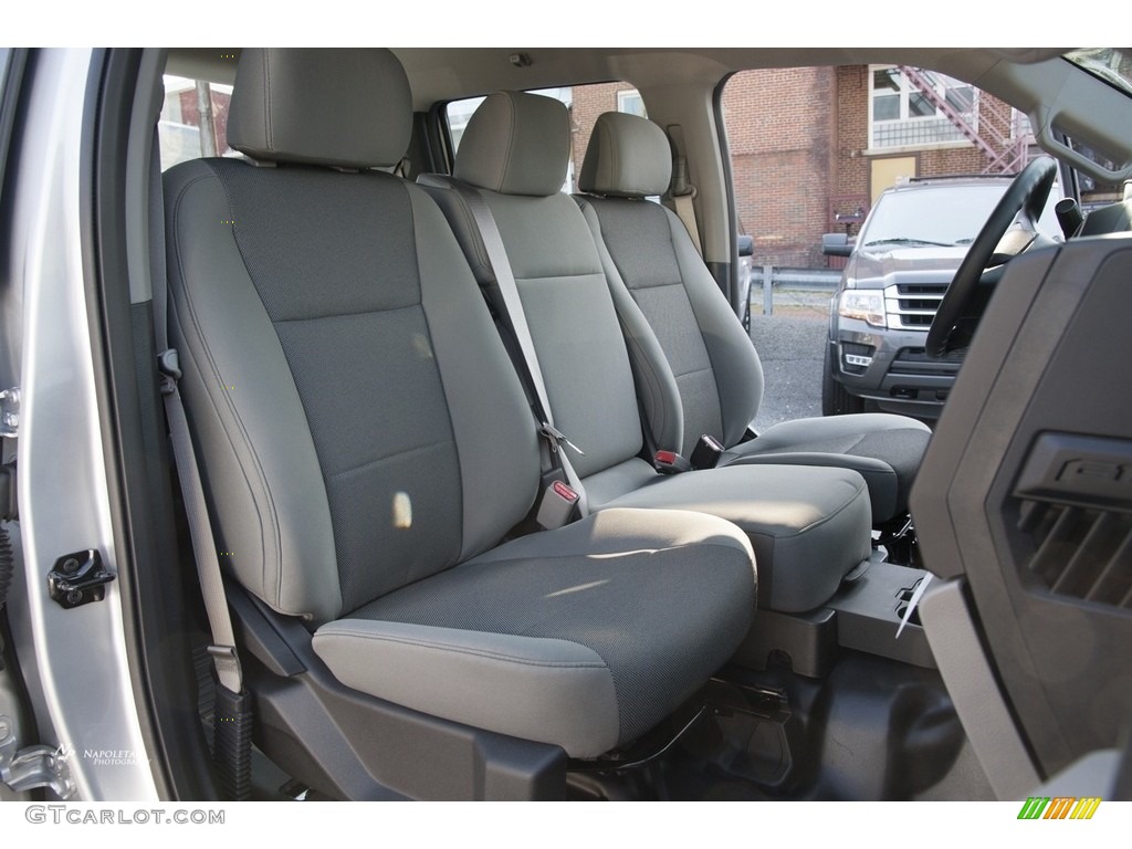 2017 F150 XL SuperCrew 4x4 - Ingot Silver / Earth Gray photo #10